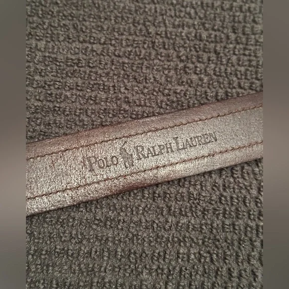 Polo Ralph Lauren Brown Saddle Leather Belt Size 34 - Picture 4 of 7